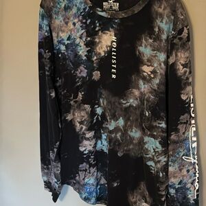 Hollister men’s crew neck tie dye